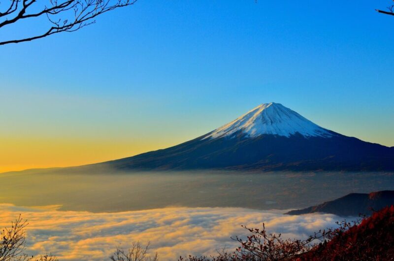 mountain, nature, volcano
